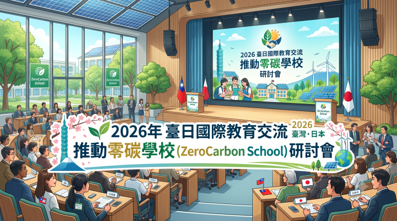 2026年臺日國際教育交流推動零碳學校（ZeroCarbon School）研討會實施計畫